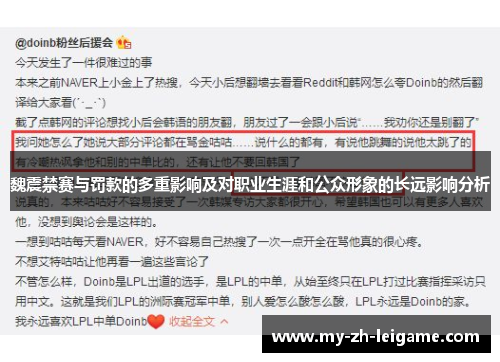 魏震禁赛与罚款的多重影响及对职业生涯和公众形象的长远影响分析 魏震禁赛与罚款的多重影响及对职业生涯和公众形象的长远影响分析